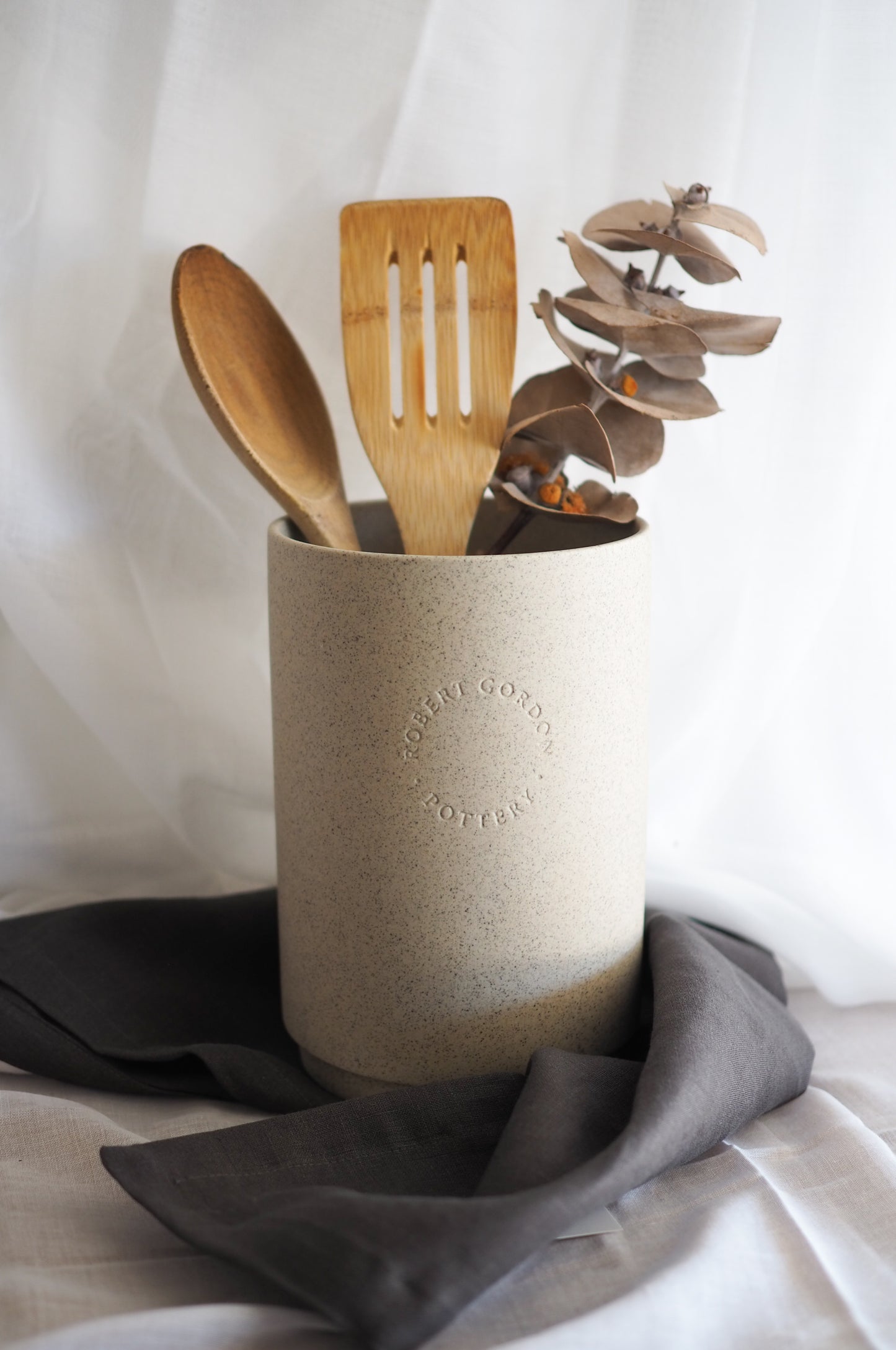 Dark Charcoal Linen Napkins - Set of 4